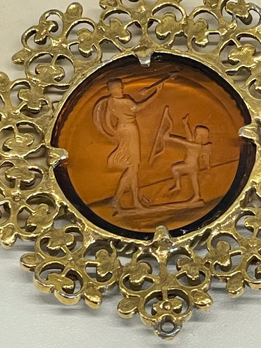 Goldette Intaglio Cupid/ Venus Necklace Bloomers and Frocks